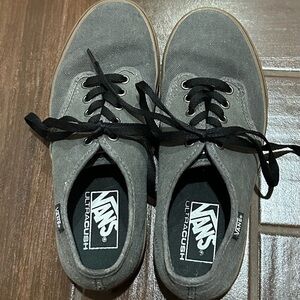 Vans Men's Gray Canvas Shoes